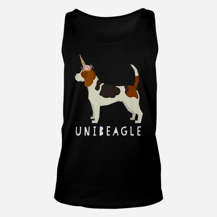 Unibeagle Funny Beagle Unicorn Dog Unisex Tank Top