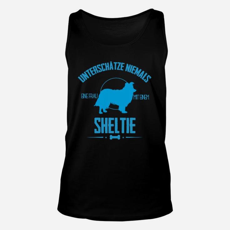 Unterschüchze Niemals Einer Frau Mit Sheltie TankTop
