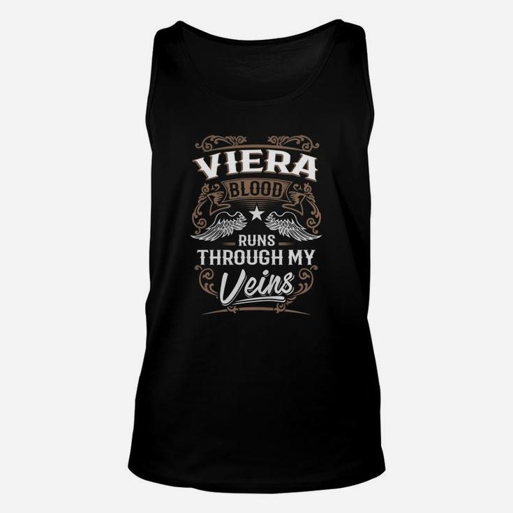 Viera Blood Runs Through My Veins Legend Name GiftsShirt Unisex Tank Top