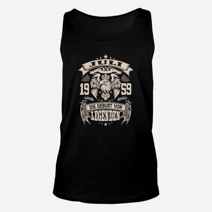 Vintage 1959 Löwen-Design Unisex TankTop für Legenden-Geburtstage