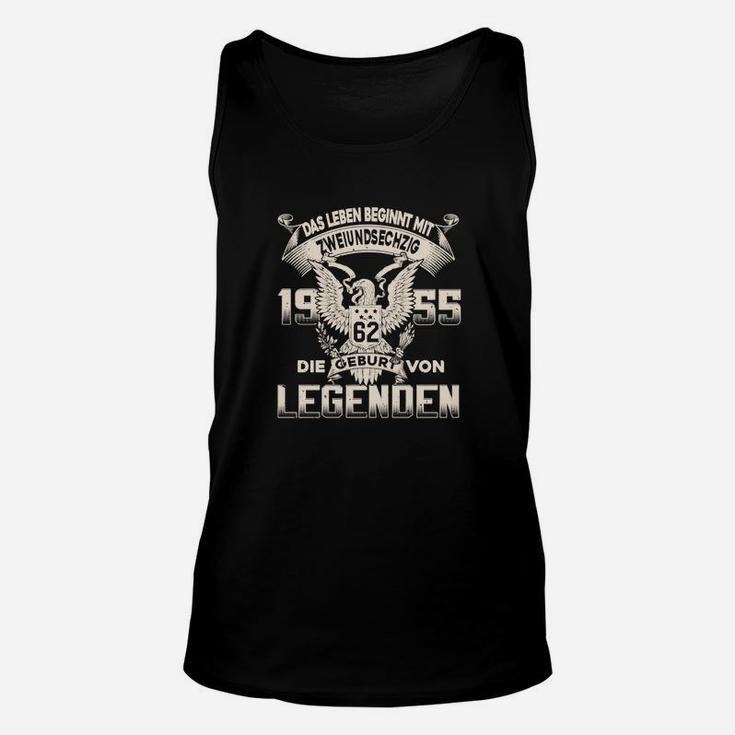 Vintage 1962 Legenden-Geburtsjahr Unisex TankTop, Retro Design Tee