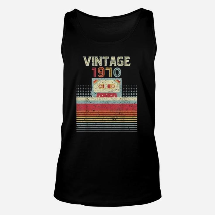 Vintage 1970 Awesome Since 1970 Unisex Tank Top