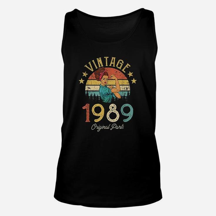 Vintage 1989 Made In 1989 Birthday Gift  Unisex Tank Top