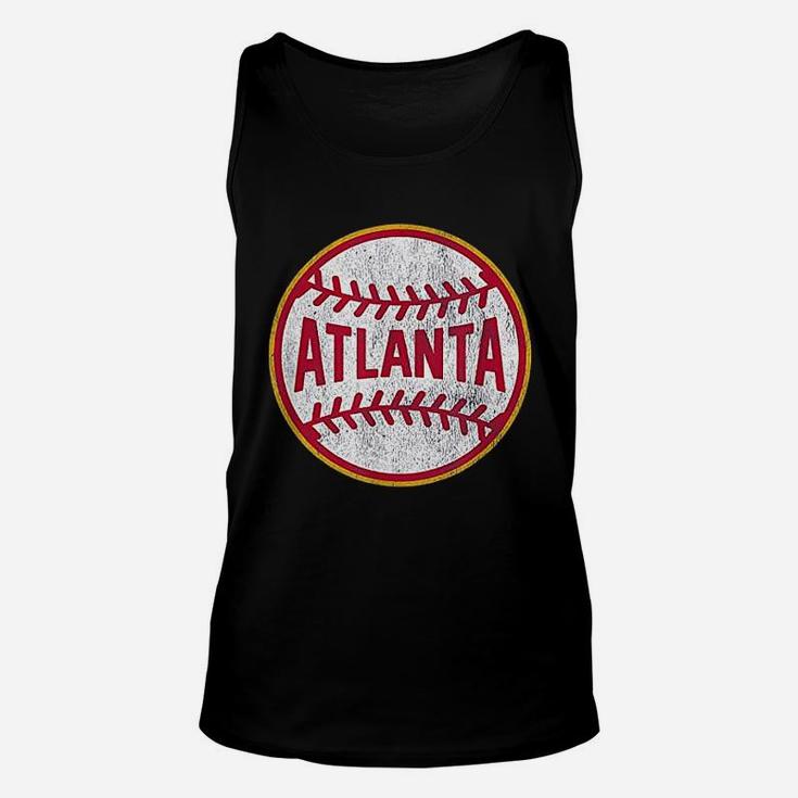 Vintage Atlanta Baseball Unisex Tank Top