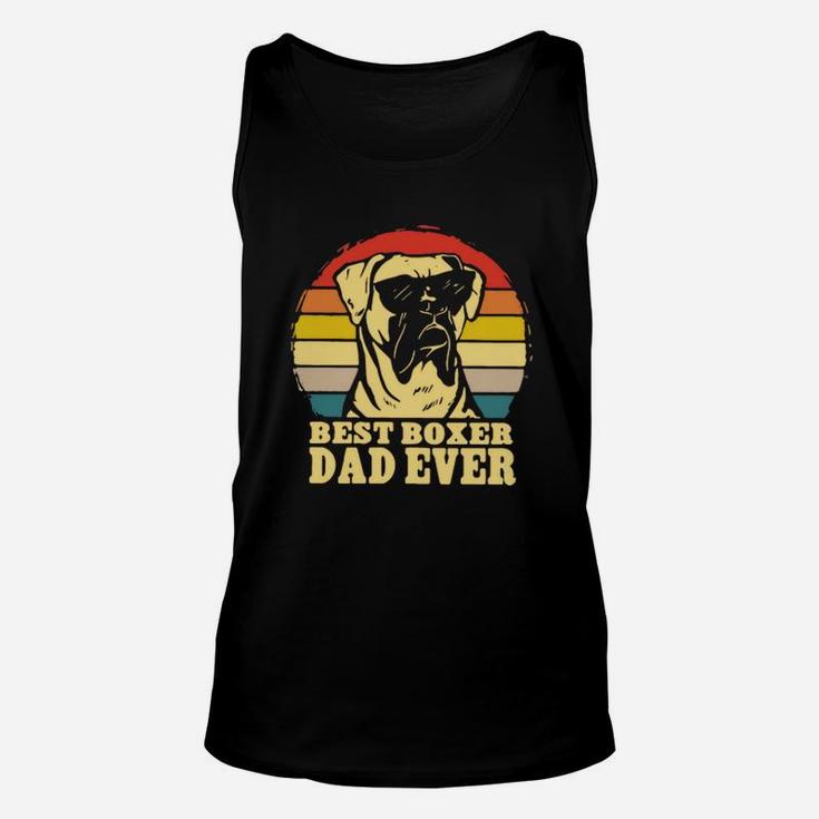 Vintage Best Boxer Dad Ever Father’s Day Unisex Tank Top