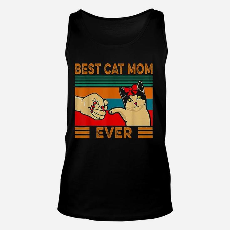 Vintage Best Cat Mom Ever Great Gifts For Mom Unisex Tank Top