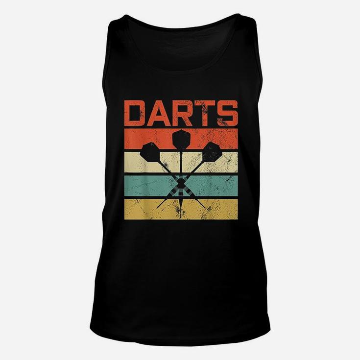 Vintage Darts Board Sports Bar Gift Unisex Tank Top