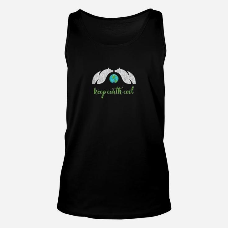 Vintage Earth Day Polar Bears Climate Change Unisex Tank Top