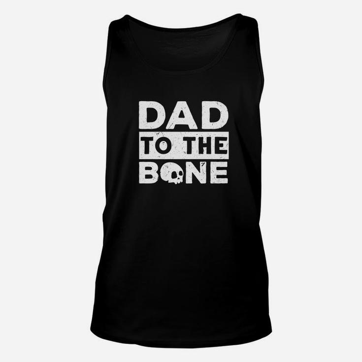 Vintage Fathers Day Dad To The Bone Men Grandpa Unisex Tank Top
