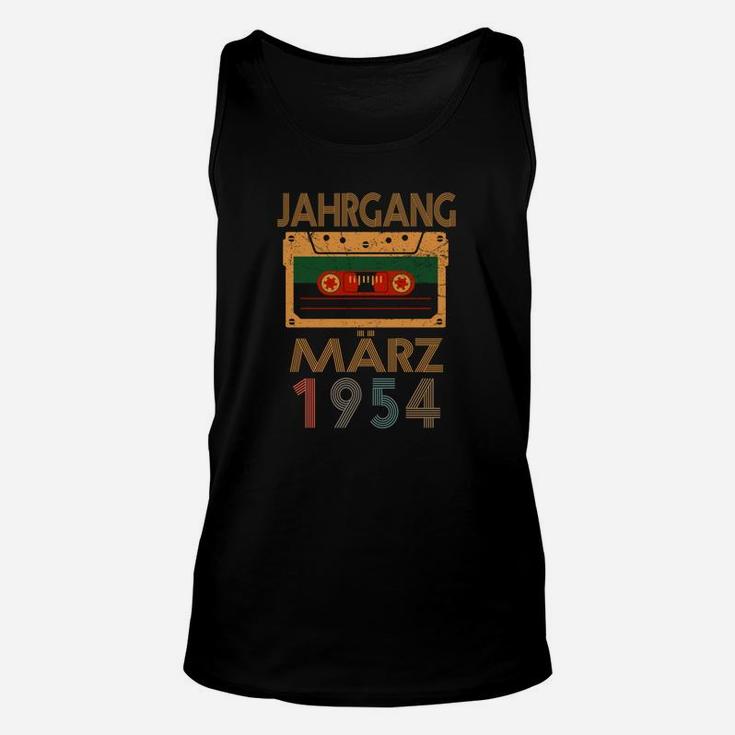 Vintage Kassettentape 1954 Geburtsjahrgang Unisex TankTop, Retro Design