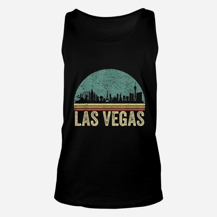 Vintage Retro Las Vegas Souvenir Skyline Las Vegas Unisex Tank Top