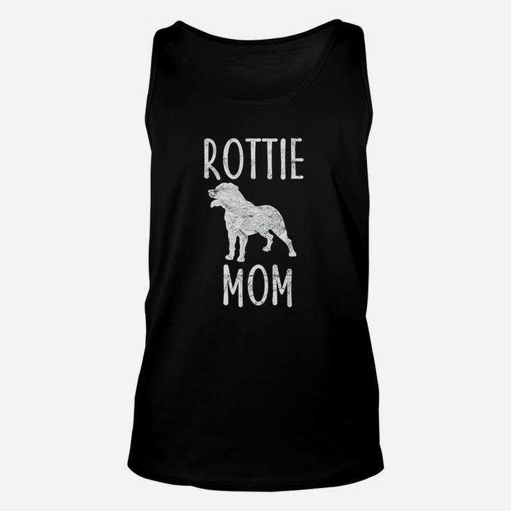 Vintage Rottweiler Mom Gift Rott Dog Owner Rottie Mother Unisex Tank Top