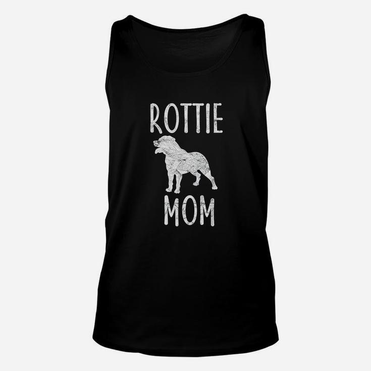 Vintage Rottweiler Mom Rott Dog Owner Rottie Mother Unisex Tank Top