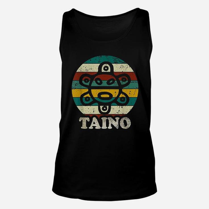 Vintage Sun Distressed Taino Sun Symbol Gift Taino Unisex Tank Top