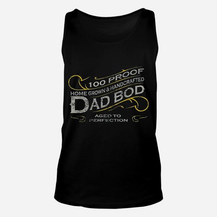 Vintage Whiskey Label Dad Bod Funny New Father Gift Unisex Tank Top