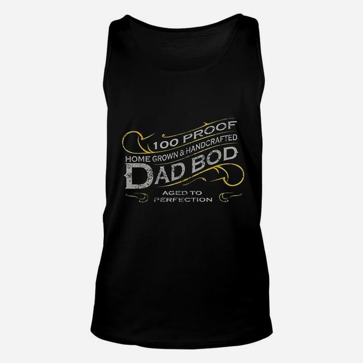 Vintage Whiskey Label Dad Bod Funny New Father Gift Unisex Tank Top