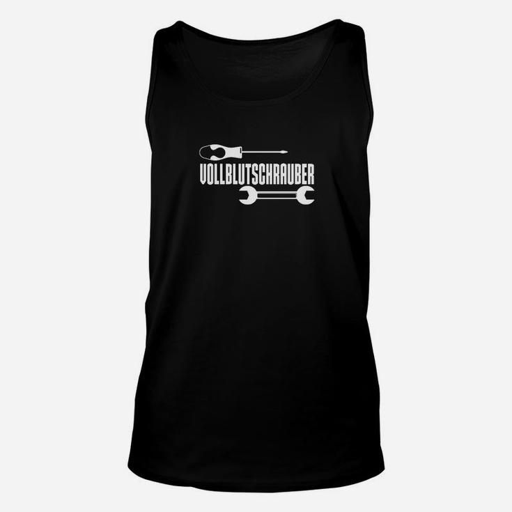 Vollblutschrauber Herren Unisex TankTop mit Werkzeug-Motiv, Mechaniker Tee