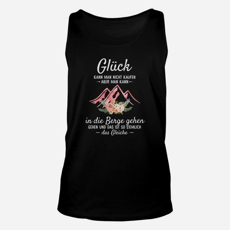 Wanderlust Bergsteiger Unisex TankTop, Glück in den Bergen Motiv