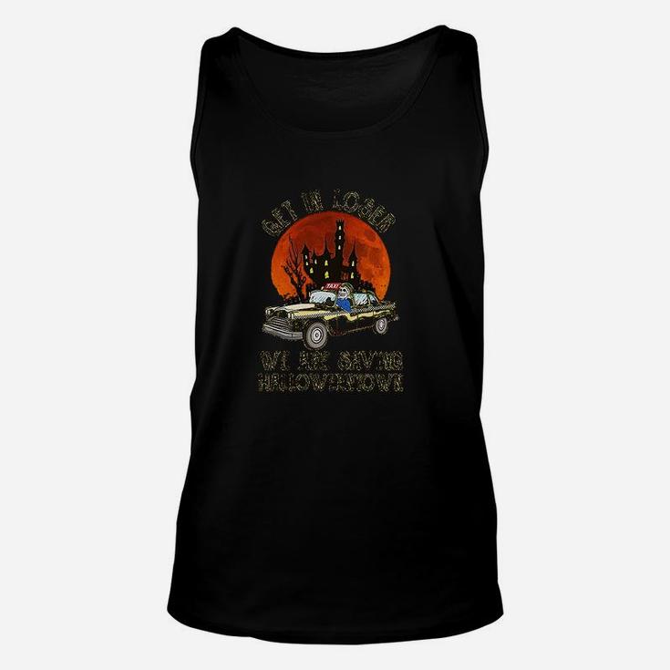 We Are Loser We Are Saving Halloweentown Funny Taxi Driver Unisex Tank Top