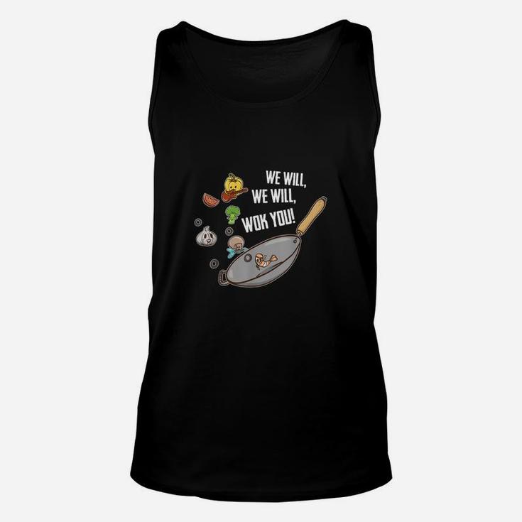 We Will We Will Wok You Unisex Tank Top