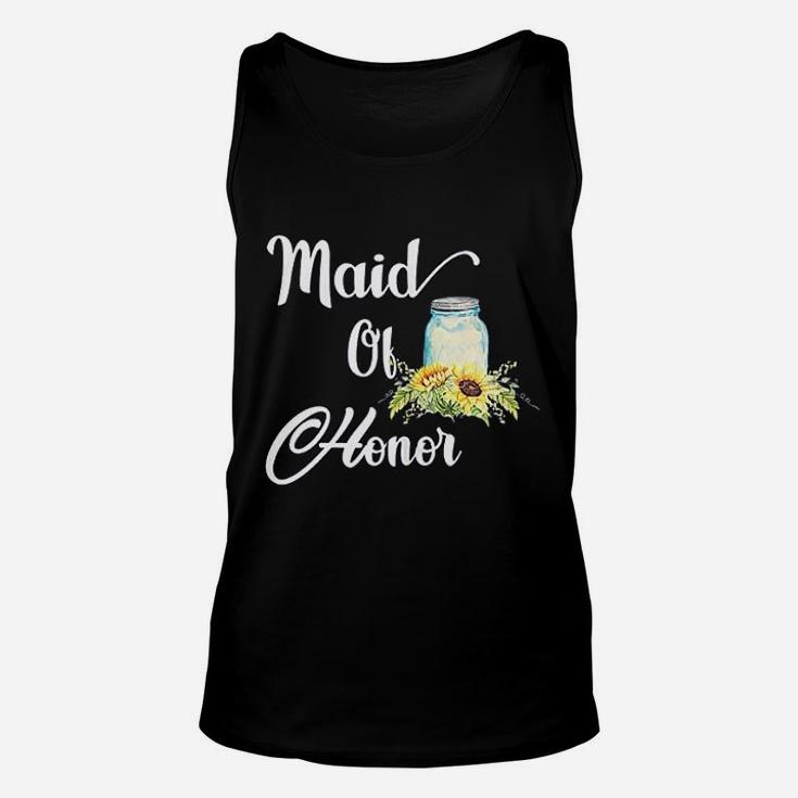Wedding Matching Bridal Party Maid Of Honor Unisex Tank Top
