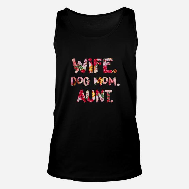 Wife Dog Mom Aunt Unisex Tank Top