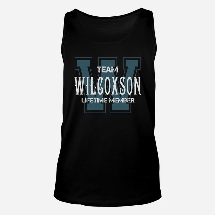 Wilcoxson Shirts - Team Wilcoxson Lifetime Member Name Shirts Unisex Tank Top