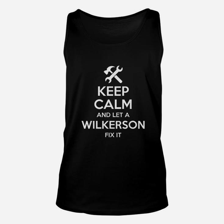 Wilkerson Funny Surname Birthday Family Tree Reunion Gift Unisex Tank Top