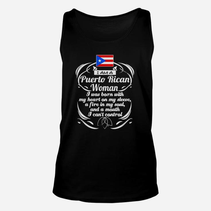 Womens Puerto Rico Shirt For Women-puerto Rican Tshirt Unisex Tank Top