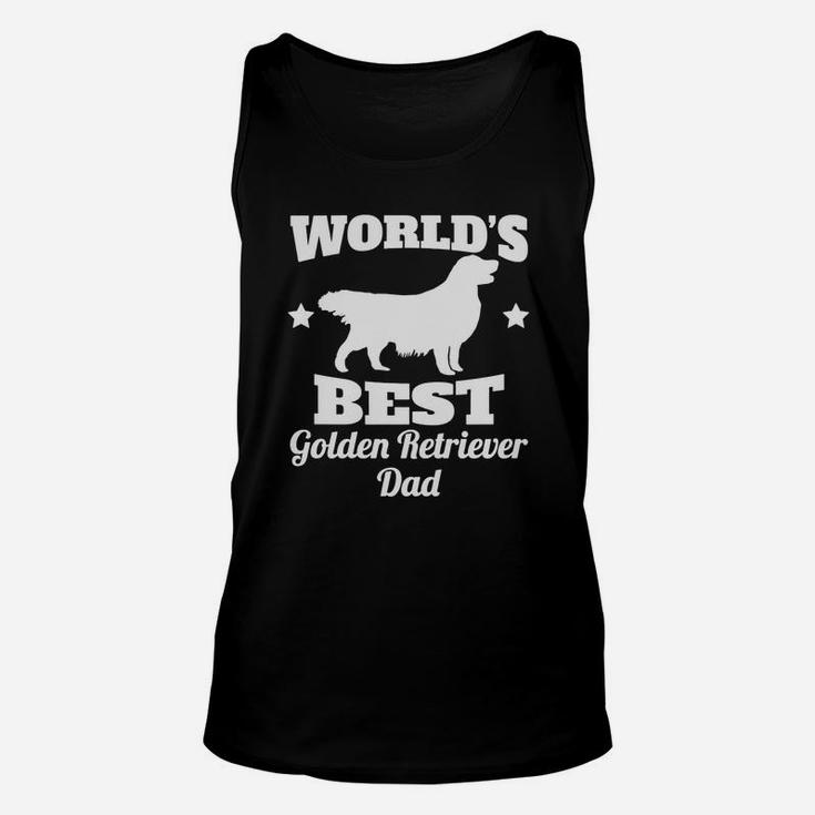 Worlds Best Golden Retriever Dad - Men's T-shirt Unisex Tank Top
