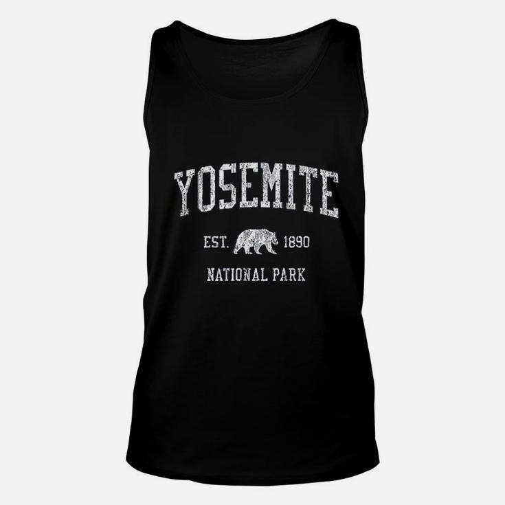 Yosemite Vintage National Park Sports Design Unisex Tank Top
