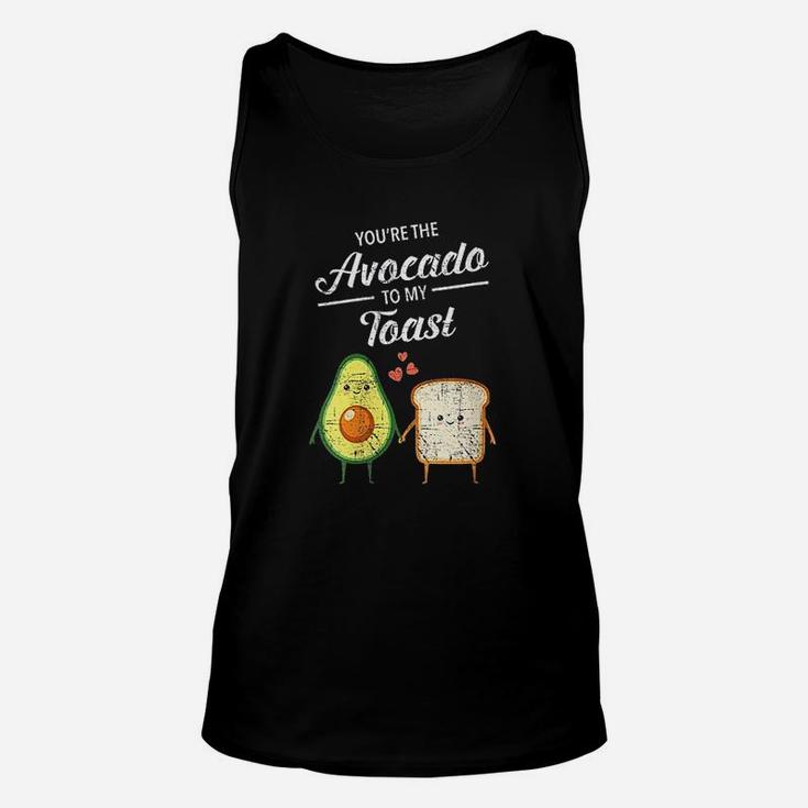 You Are The Avocado To My Toast Love Couple Valentines Day Unisex Tank Top