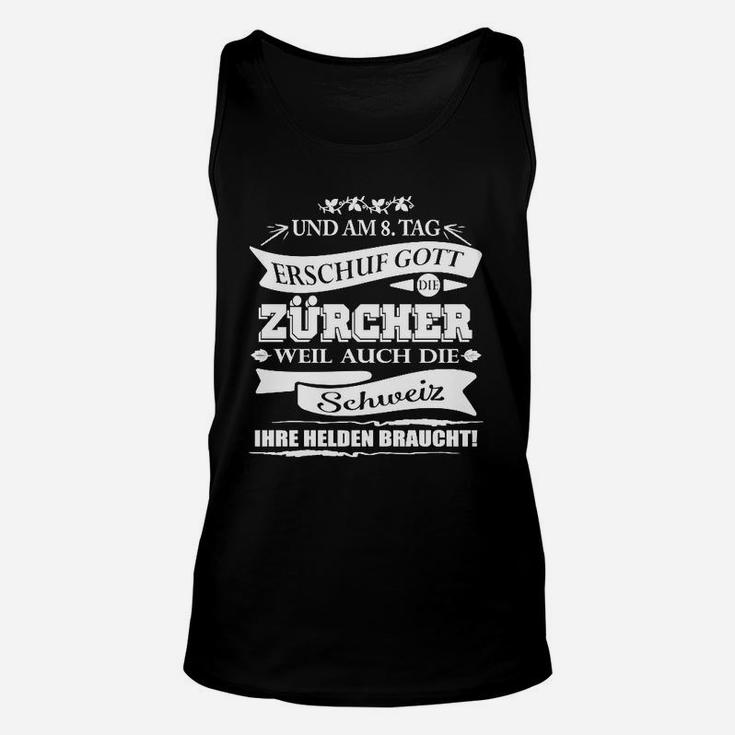 Züricher Stolz Unisex TankTop für Herren mit Gott Erschuf Zürcher Design