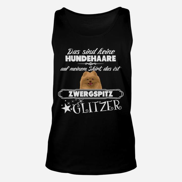 Zwergspitz Glitzer Unisex TankTop, Humorvolle Mode für Hundefreunde