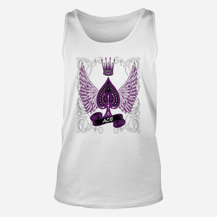 Ace Ornate Lgbt Asexual Pride T-shirts Unisex Tank Top