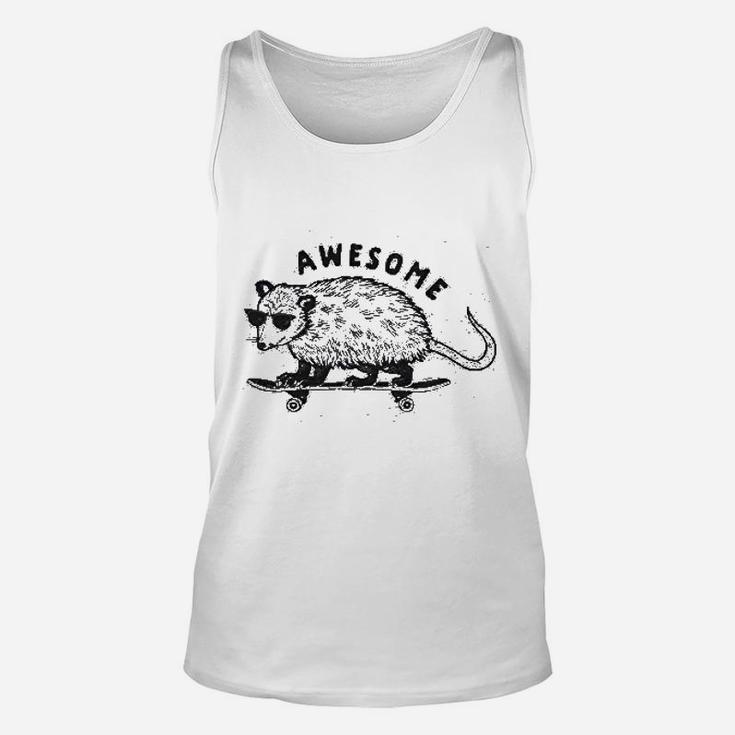 Awesome Possum Funny Cool 90s Retro Animal Lover Unisex Tank Top