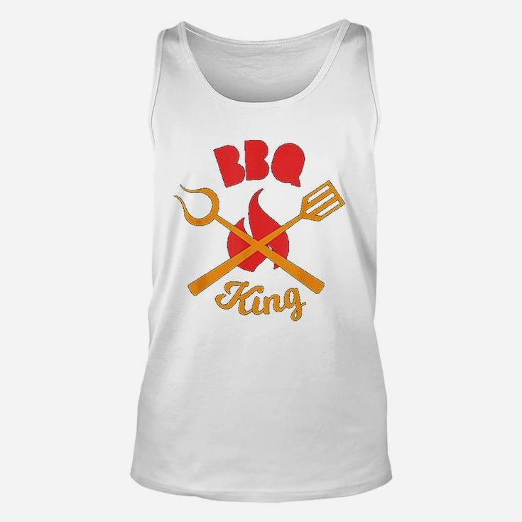Bbq King Hot Grilled Barbecue Tools Grilling Gift For Dad Unisex Tank Top