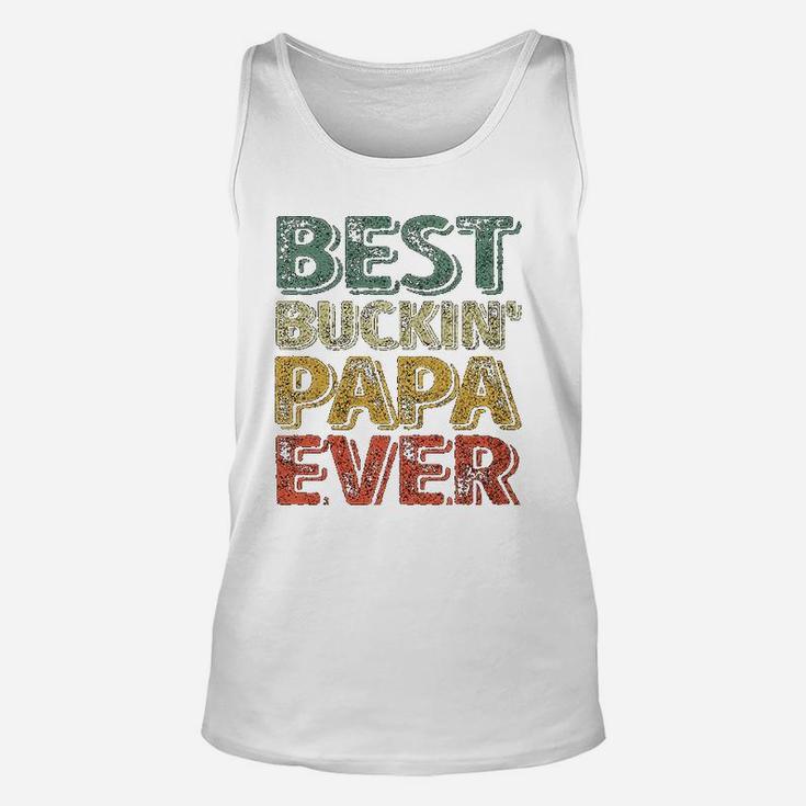 Best Buckin Papa Ever Christmas Gift Father Day Unisex Tank Top