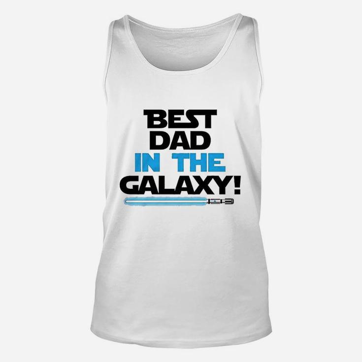 Best Dad In The Galaxy Fathers Day Unisex Tank Top