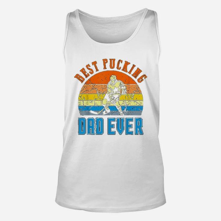 Best Pucking Dad Vintage Retro Fathers Day Gift For Men Dads Unisex Tank Top