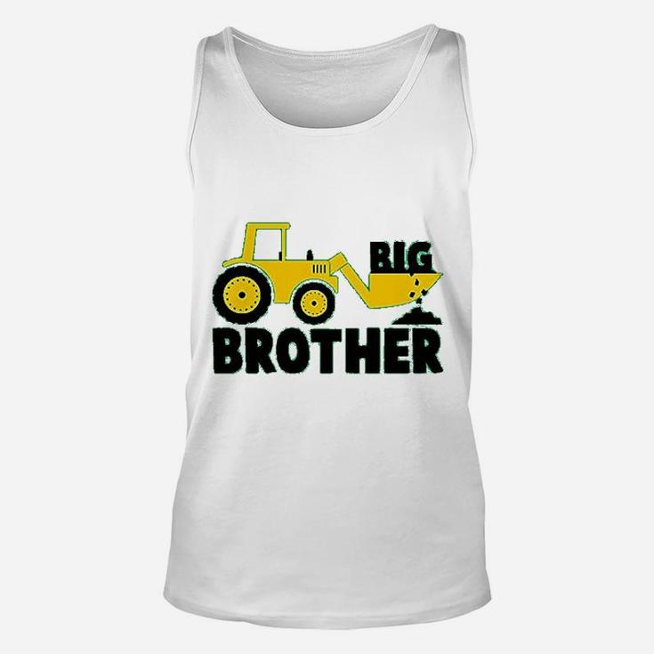 Big Brother Little Brother Gift For Tractor Loving Boys Siblings Set Unisex Tank Top
