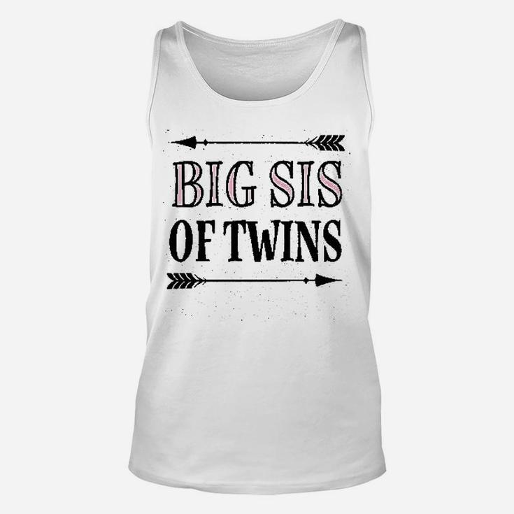 Big Sis Of Twins Sister Announcement Unisex Tank Top