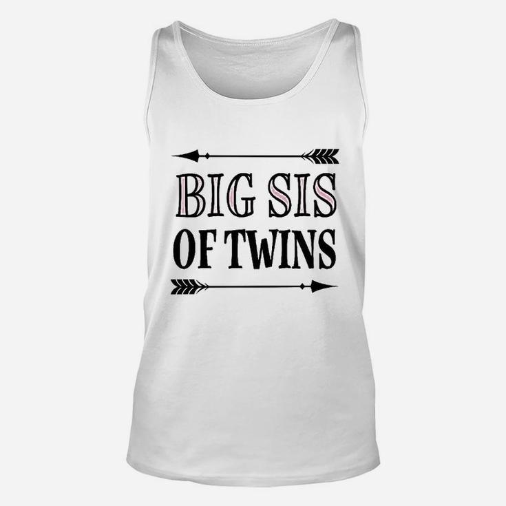 Big Sis Of Twins Sister Announcement Unisex Tank Top