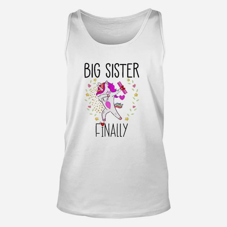 Big Sister Finally Unicorn To Be A Big Sister Again Unisex Tank Top