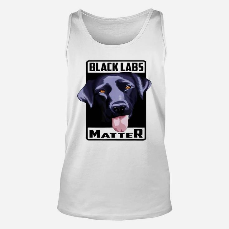 Black Labs Matter Labs Dog Lovers Unisex Tank Top