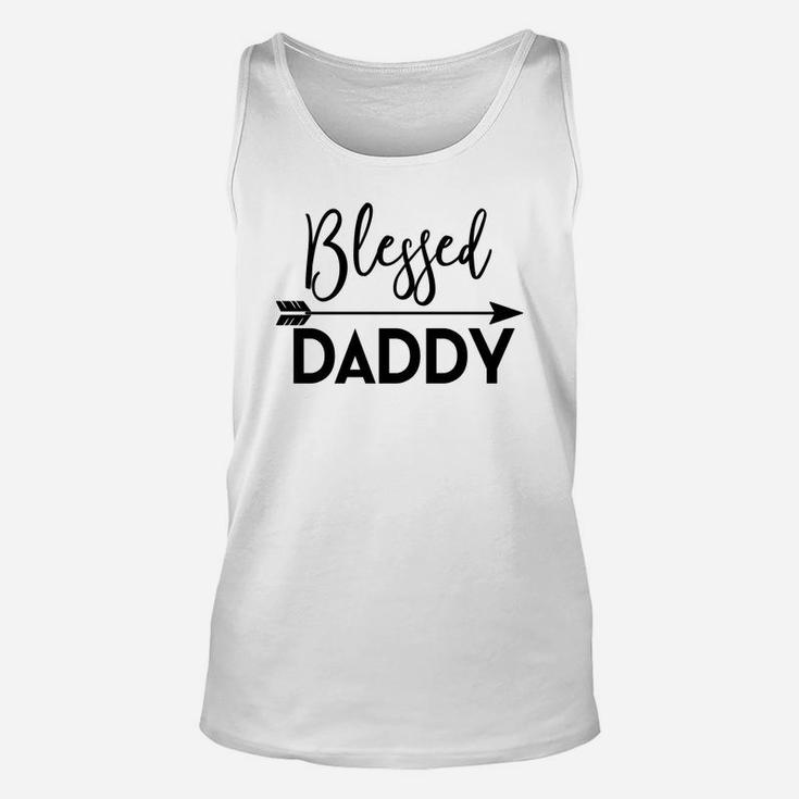 Blessed Daddy Men Fathers Day Expecting Dad Gift Unisex Tank Top