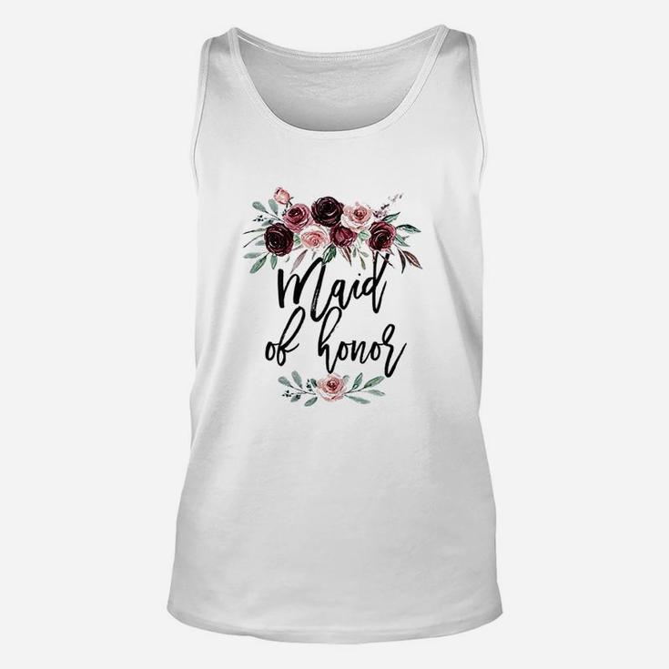 Bridal Shower Cute Wedding Gift For Bridesmaid Maid Of Honor Unisex Tank Top