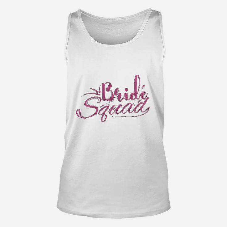 Bride Squad Just Married And Engagement Gifts Unisex Tank Top