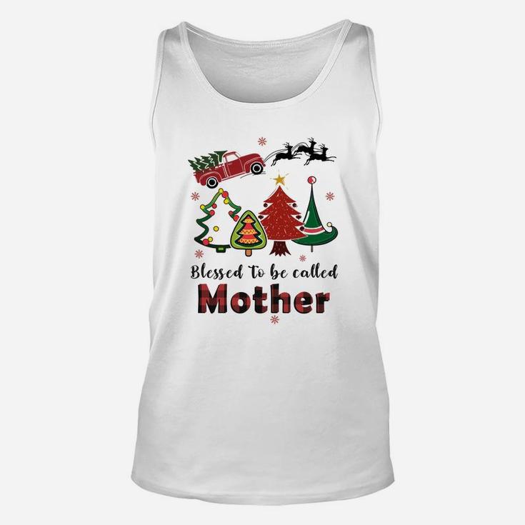 Christmas Blessed To Be Called Mother Unisex Tank Top