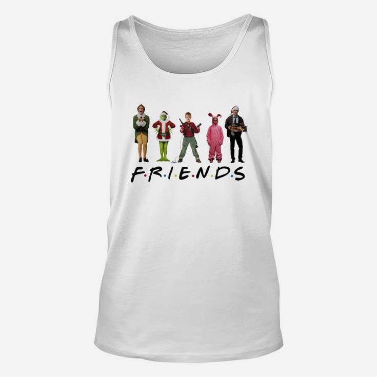 Christmas Characters Elf Grinch Kevin Friends Shirt Unisex Tank Top